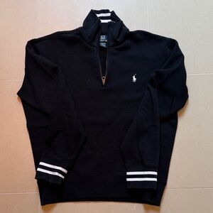 Ralph Lauren Black Zip-Up Sweatshirt